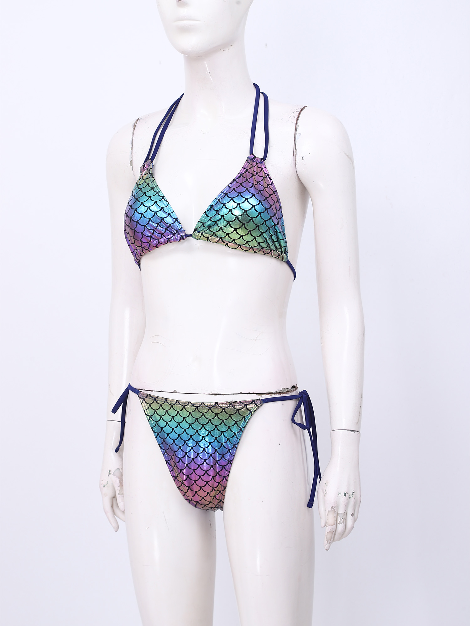 Women's Mermaid Bikini Swimsui - Underwire Bra Padded avaliação e preço
