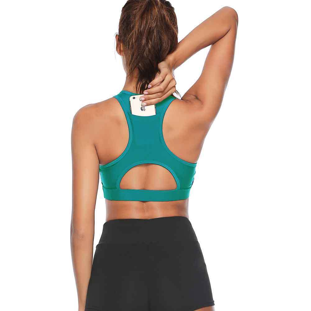 Women Workout Tank Top Gym Str - Underwire Bra Padded avaliação e preço