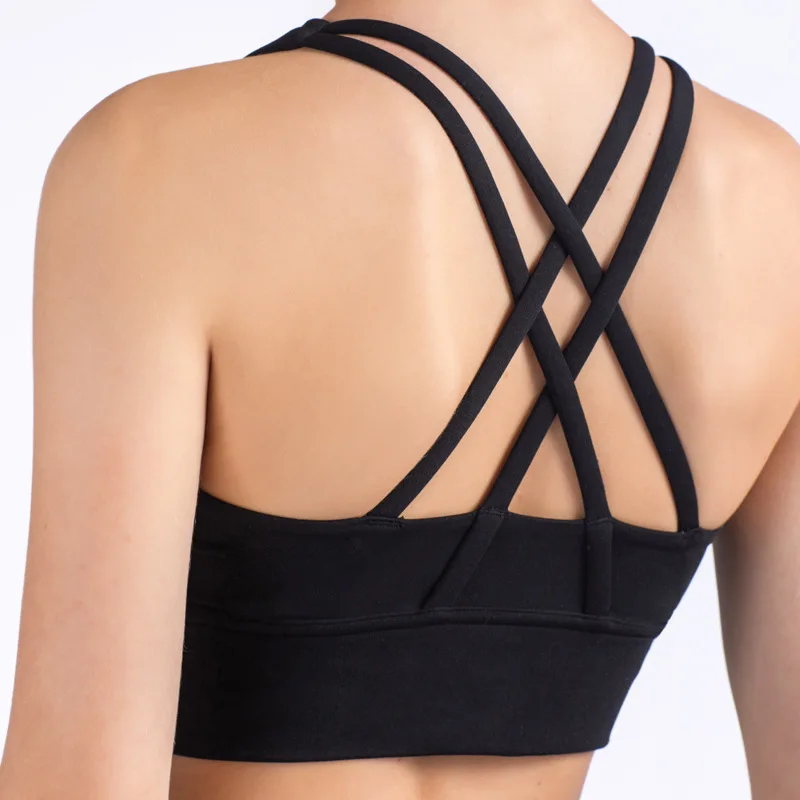 Summer Fashion Cross Back Wome - Sports Bra Racerback avaliação e preço