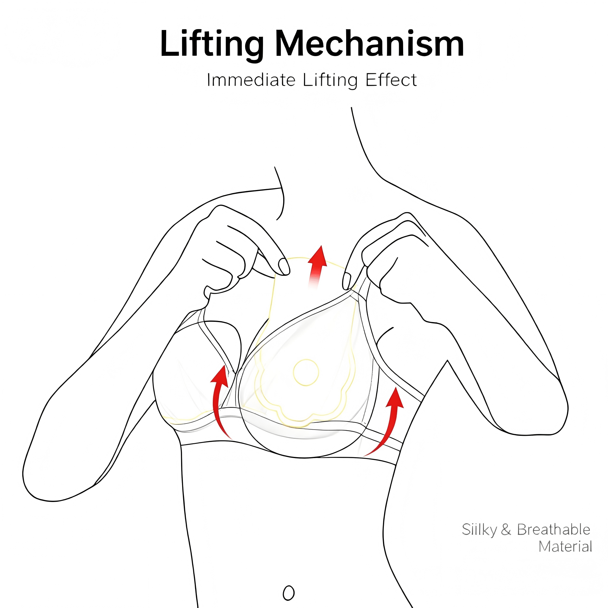 6.5cm Invisible Silicone Breas - Push Up Bra Silicone avaliação e preço