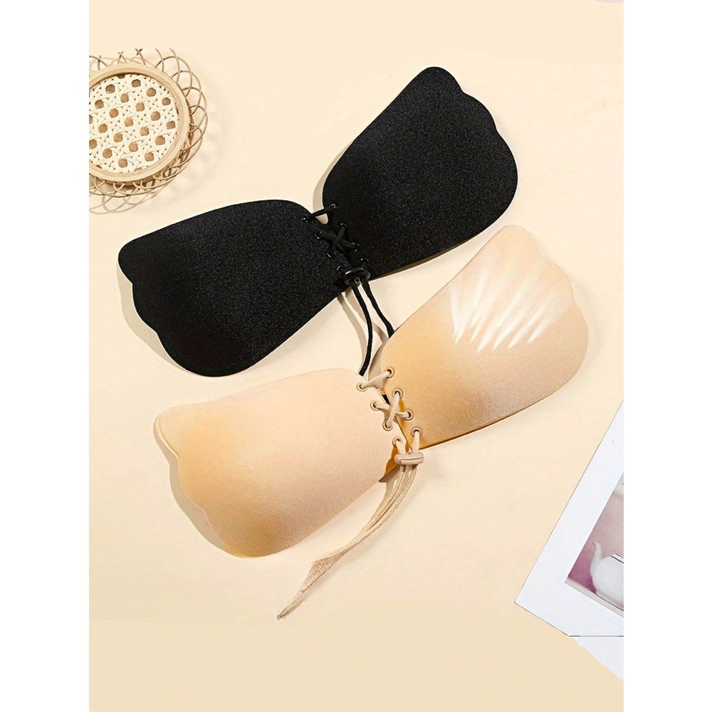 1/2pcs Wing-Shaped Adhesive Br - Push Up Bra Silicone avaliação e preço