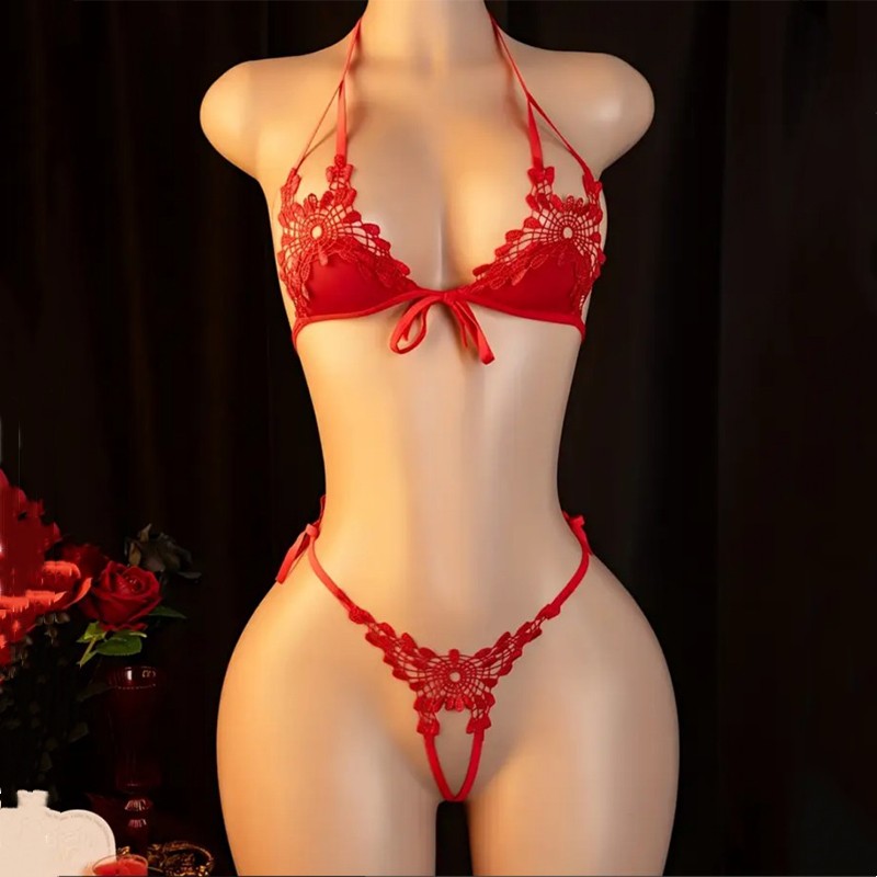 Hot Sexy Underwear Women Bodys - Lace Bralette Set avaliação e preço