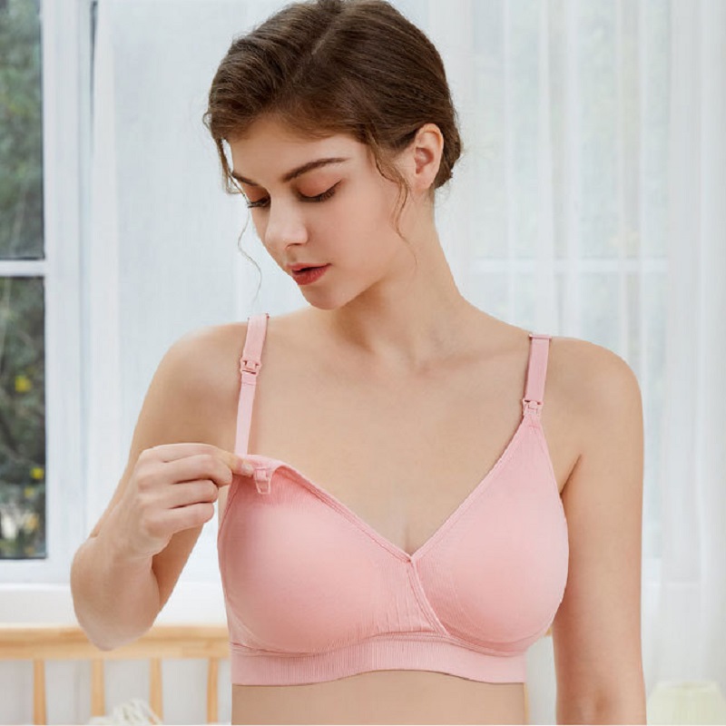 Maternity Nursing Bra Seamless - Nursing Bra Clip avaliação e preço