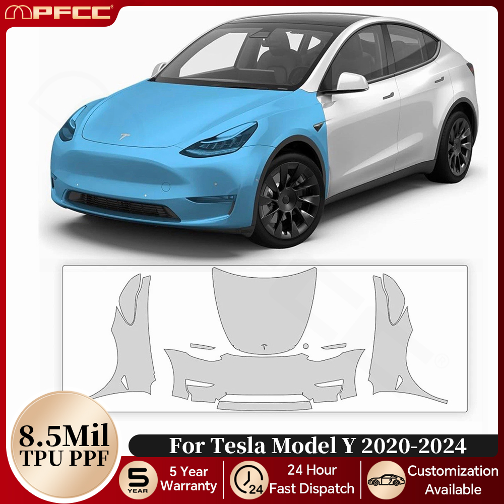 Pre-cut PPF For Tesla Model Y  - Full Coverage Bra avaliação e preço