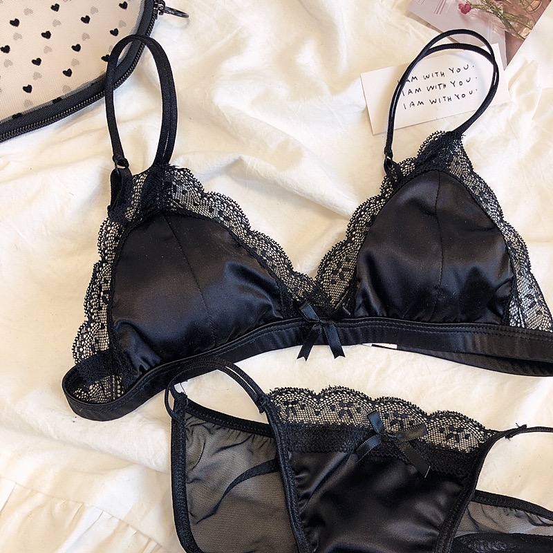 French Sexy Lace Triangle Cup  - Cotton Bra Everyday avaliação e preço